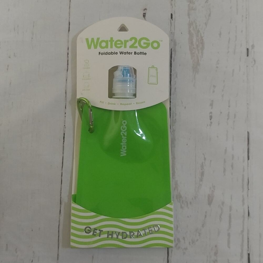 Water 2 Go Reusable Water Bottle 20oz. With Clip - 856
